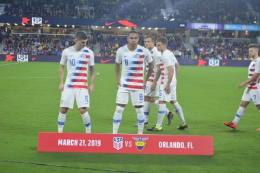 ABD Erkekler Milli Takımı 21 Mart 2019 'da Orlando City Stadyumu' nda Ekvador Milli Takımı 'na ev sahipliği yaptı.. 