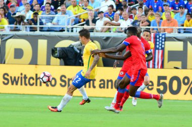 Brezilya, 8 Haziran 2016 tarihinde Orlando Florida 'daki Copa America Centenario' da Haiti ile karşılaştı.. 