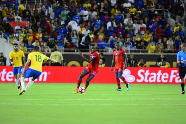 Brezilya, 8 Haziran 2016 tarihinde Orlando Florida 'daki Copa America Centenario' da Haiti ile karşılaştı..