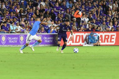 Orlando City 26 Temmuz 2018 'de Florida Exploria Stadyumu' nda NYC FC 'ye ev sahipliği yaptı. Fotoğraf: Marty Jean-Louis
