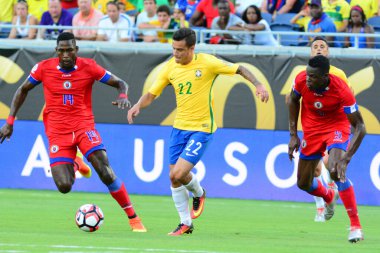 Brezilya, 8 Haziran 2016 tarihinde Orlando Florida 'daki Copa America Centenario' da Haiti ile karşılaştı.. 