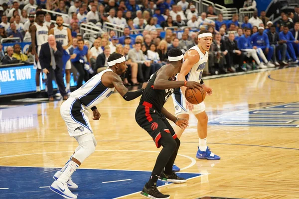 Orlando Magic Házigazdák Toronto Rapters Alatt Nba Rájátszás Forduló Amway — Stock Fotó