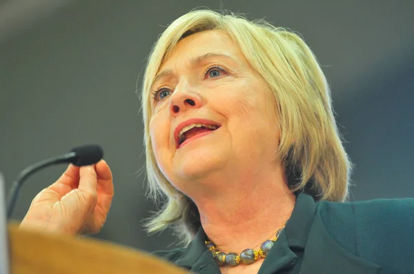 Candidata Presidencial Democrata Hillary Clinton Fala Evento Campanha Eleitoral Orlando — Fotografia de Stock