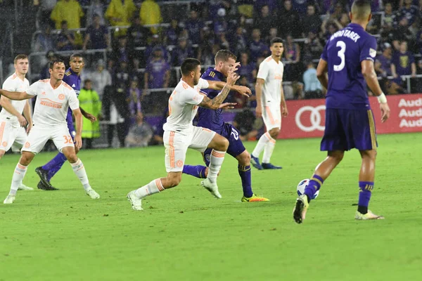 Orlando City Värd För Atlanta United Orlando City Stadium Orlandon — Stockfoto