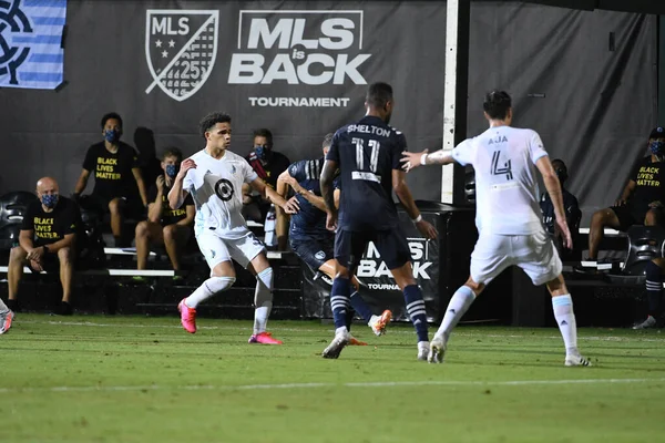 Mls Sırasındaki Minnesota United Ile Karşılaşan Kansas City Temmuz 2020 — Stok fotoğraf