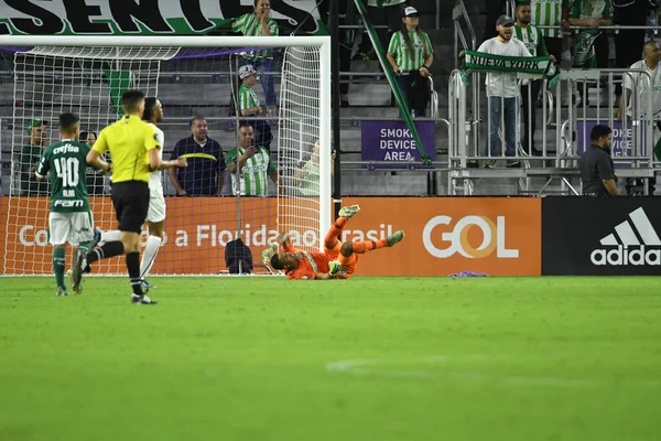 2018 Florida Cup 2020 Palmeiras Atletico Nacional Match Exploria Stadium — 스톡 사진