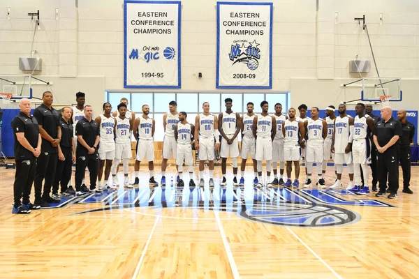 Orlando Magic Host Media Day Amway Center Orlando Florida Στις — Φωτογραφία Αρχείου