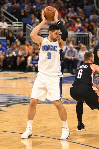 Orlando Magic Värd För Portland Trail Blazers Amway Center Orlando — Stockfoto