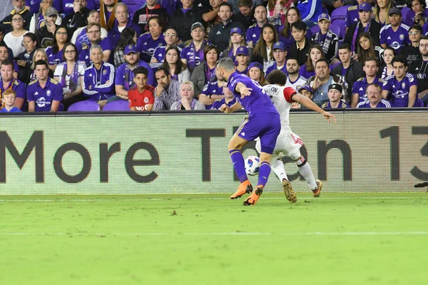 Orlando City Host United Orlando City Stadium Orlando Φλόριντα Στις — Φωτογραφία Αρχείου