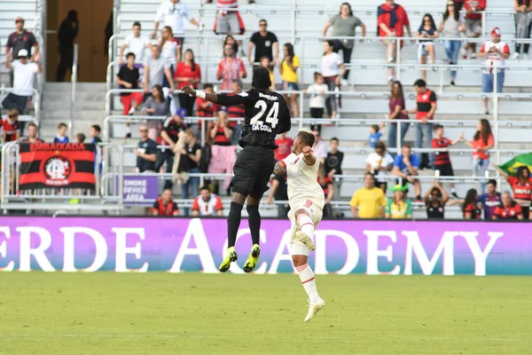 Flamengo Eintracht Frankfurt Orlando City Stadium Lördagen Den Januari 2019 — Stockfoto