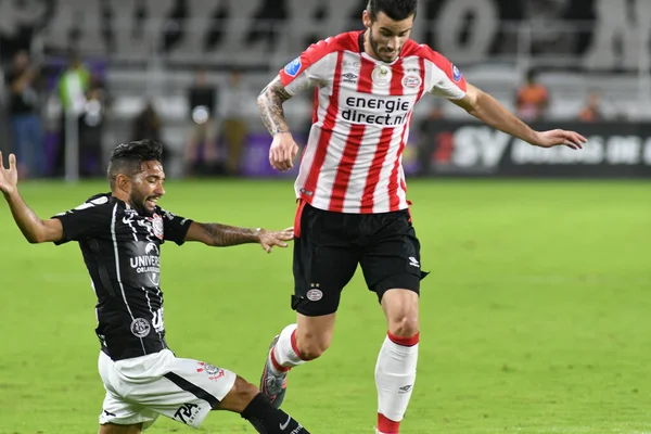 Korintliler, 10 Ocak 2018 'de Orlando City Stadyumu' nda düzenlenen Florida Kupası 'nda PSV Eindhoven' a karşı..  