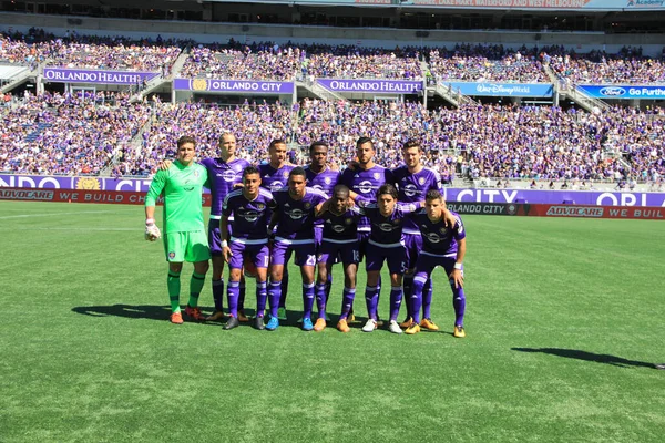 Orlando City Host Real Salt Lake Citrus Bowl Orlando Φλόριντα — Φωτογραφία Αρχείου