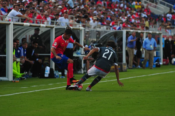 Kostaryka Twarz Paragwaj Podczas Copa America Centenario Camping World Stadium — Zdjęcie stockowe