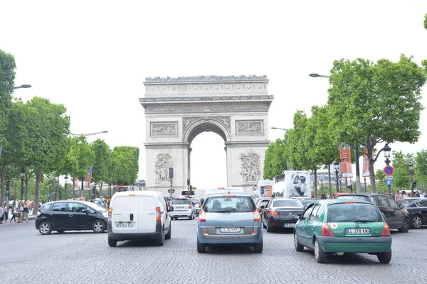 Die Verschönerte Stadt Paris Frankreich Mai 2017 — Stockfoto