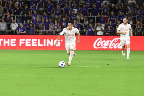 Orlando City Gastheer Atlanta United Het Exploria Stadium Augustus 2018 — Stockfoto