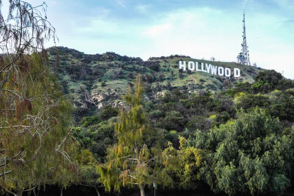 Veduta Delle Famose Colline Hollywood — Foto Stock