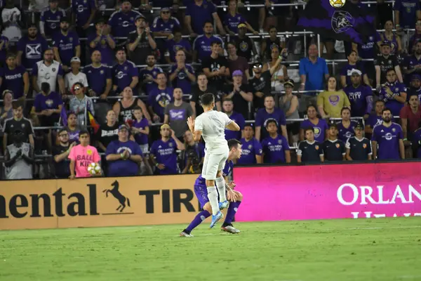 Orlando City Hosts Lafc Exploria Stadium Orlando Florida Saturday September — Stock Photo, Image