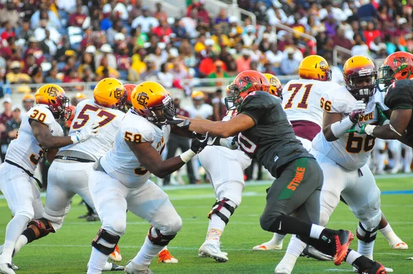 Florida Rattlers Enfrentan Bethune Cookman Wildcats Durante Los Clásicos Florida —  Fotos de Stock