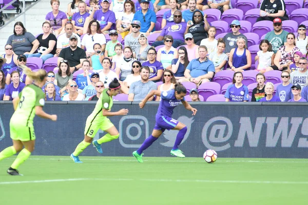 Orlando Pride Värd För Seattle Reign Exploria Stadium Orlando Florida — Stockfoto