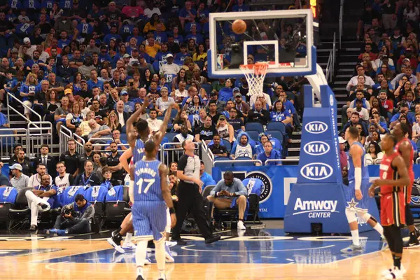 Orlando Magic Acogerá Miami Heat Amway Center Orlando Florida Octubre —  Fotos de Stock