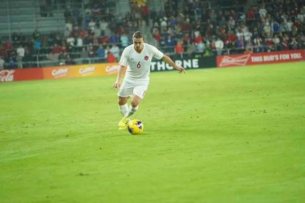 Soccer Team Hosts Canada Concacaf Nations League Match Exploria Stadium — Stock Photo, Image