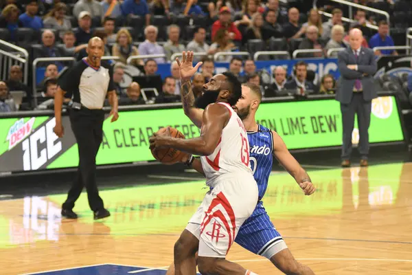 Orlando Magic Organiseert Houston Rockets Amway Arena Zondag Januari 2019 — Stockfoto