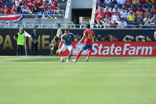 Costa Rica Face Paraguay Copa America Centenario Camping World Stadium — Stock Photo, Image