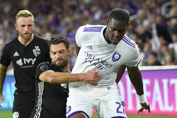 Orlando City Värd För Sporting Kansas Exploria Stadium Onsdagen Den — Stockfoto