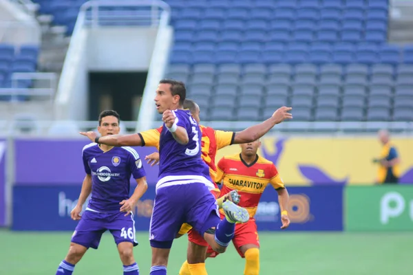 Orlando City Gastheer Van Het Fort Lauderdale Strikers Camping World — Stockfoto