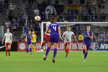 Orland Pride, 25 Ağustos 2018 'de Orlando Florida' daki Exploria Stadyumu 'nda Chicago Red Stars' a ev sahipliği yapıyor..  