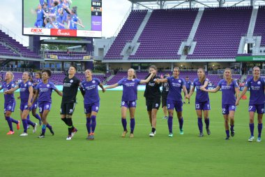 Orlando Pride, 27 Haziran 2018 tarihinde Orlando City Stadyumu 'nda Houston Dash' e ev sahipliği yaptı..  