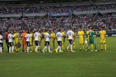 Paris Saint-Germain, Tottenham Hotspur 'a karşı 22 Temmuz 2017' de Orlando Florida 'daki Citrus Bowl' da.   