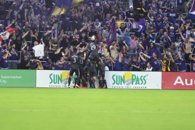 Orlando City 21 Nisan 2018 'de Orlando Florida' daki Exploria Stadyumu 'nda San Jose depremlerine ev sahipliği yaptı..  