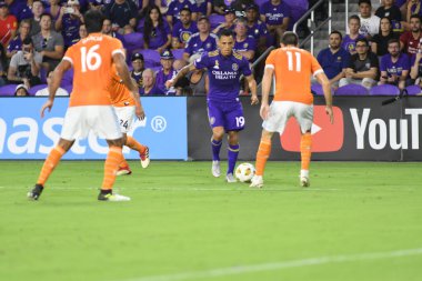 Orlando City SC, 22 Eylül 2018 'de Florida Exploria Stadyumu' nda Houston Dynamo 'yu ağırladı..
