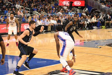 Orlando Magic, Philadelphia 76ers 'ı 14 Kasım 2018' de Orlando Florida 'daki Amway Center' da ağırlıyor..