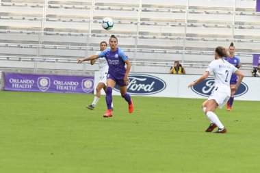 Orlando Pride 14 Nisan 2019 'da Orlando City Stadyumu' nda Portand Thorns 'a ev sahipliği yapıyor..