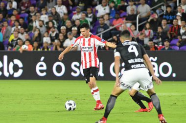 Korintliler, 10 Ocak 2018 'de Orlando City Stadyumu' nda düzenlenen Florida Kupası 'nda PSV Eindhoven' a karşı.
