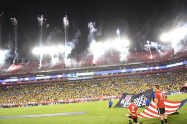 ABD Kolombiya 'ya karşı Raymond James Stadyumu' nda 11 Ekim 2018 'de. 