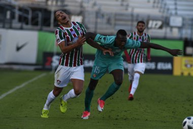 Fluminense, Florida Kupası 'nda 15 Ocak 2018' de Orlando Florida 'da oynanan Spektrum Stadyumu' nda Barcelona SC 'ye karşı..  