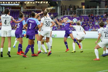 Foto Prides, 11 Mayıs 2019 Cumartesi günü Orlando City Stadyumu 'nda Portland Thorns FC' ye ev sahipliği yapıyor..