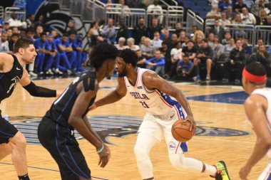 Orlando Magic, Philadelphia 76ers 'ı 25 Mart 2019' da Orlando Florida 'daki Amway Arena' da ağırlıyor.. 