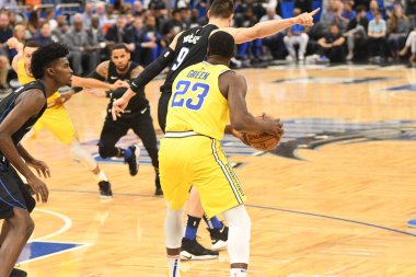 Orlando Magic, 28 Şubat 2019 Perşembe günü Orlando Florida 'daki Amway Center' da Golden State Warriors 'a ev sahipliği yaptı.. 