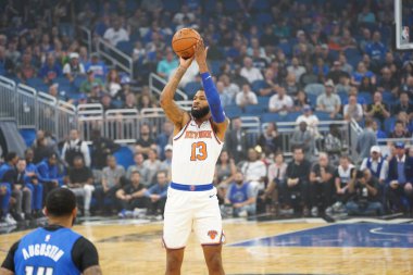 Orlando Magic 30 Ekim 2019 Çarşamba günü Orlando Forida 'daki Amway Center' da New York Knicks 'e ev sahipliği yaptı..