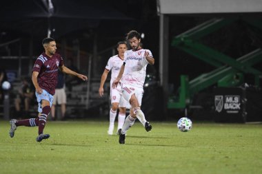 Real Salt Lake, 12 Temmuz 2020 'de Orlando Florida' da düzenlenen MLS Sırt Turnuvası sırasında Colorado Rapids ile karşı karşıya.