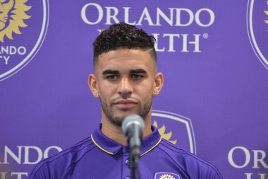 Orlando City SC, Dom Dwyer 'ı tanıtmak için bir basın toplantısı düzenledi..  