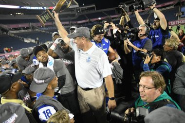 Georgia State Face Batı Kentucky Cure Bowl sırasında 16 Aralık 2017 'de Orlando Florida' daki Citrus Bowl 'da.  