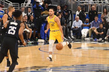 Orlando Magic, 28 Şubat 2019 Perşembe günü Orlando Florida 'daki Amway Center' da Golden State Warriors 'a ev sahipliği yaptı. 