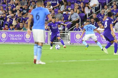 Orlando City 26 Temmuz 2018 'de Florida Exploria Stadyumu' nda NYC FC 'ye ev sahipliği yaptı. Fotoğraf: Marty Jean-Louis