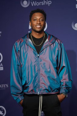 15 Ekim 2019 'da Nashville, Tennessee' deki Linbscome Üniversitesi 'nde verilen 50. GMA Dove Ödülleri sırasında kırmızı halı.