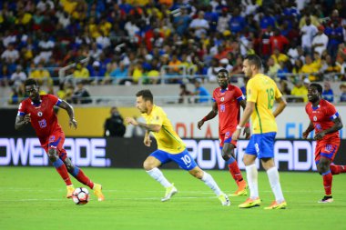 Brezilya, 8 Haziran 2016 tarihinde Orlando Florida 'daki Copa America Centenario' da Haiti ile karşılaştı..